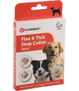 COLLIER ANTIPARASITES - CHIEN - STOP - PUCES/TIQUES