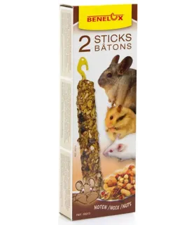 BATONNETS RONGEURS NOISETTES - 2X55GRS