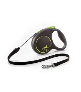 FLEXI BLACK DESIGN - CORDE -  SMALL/ 5M - VERT
