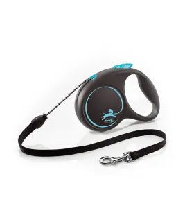 FLEXI BLACK DESIGN - CORDE -  SMALL/ 5M - BLEU