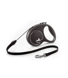 FLEXI BLACK DESIGN - CORDE -  SMALL/ 5M - NOIR