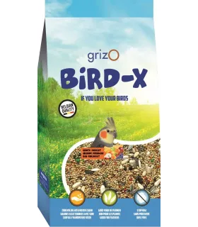 BIRD-X MÉLANGE GRANDE PRERRUCHE + FRUIT - 1KG