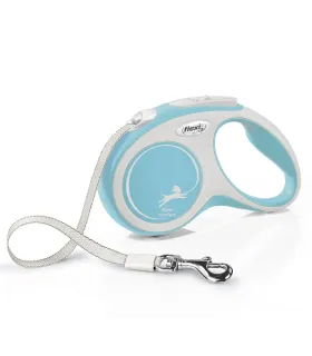 FLEXI NEW COMFORT - SANGLE - SMALL/ 5M - BLEU CLAIR