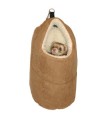 MAISON POUR FURET BRUN SUEDE LARGE