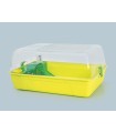 RODY Cage hamster avec plexi citron vert