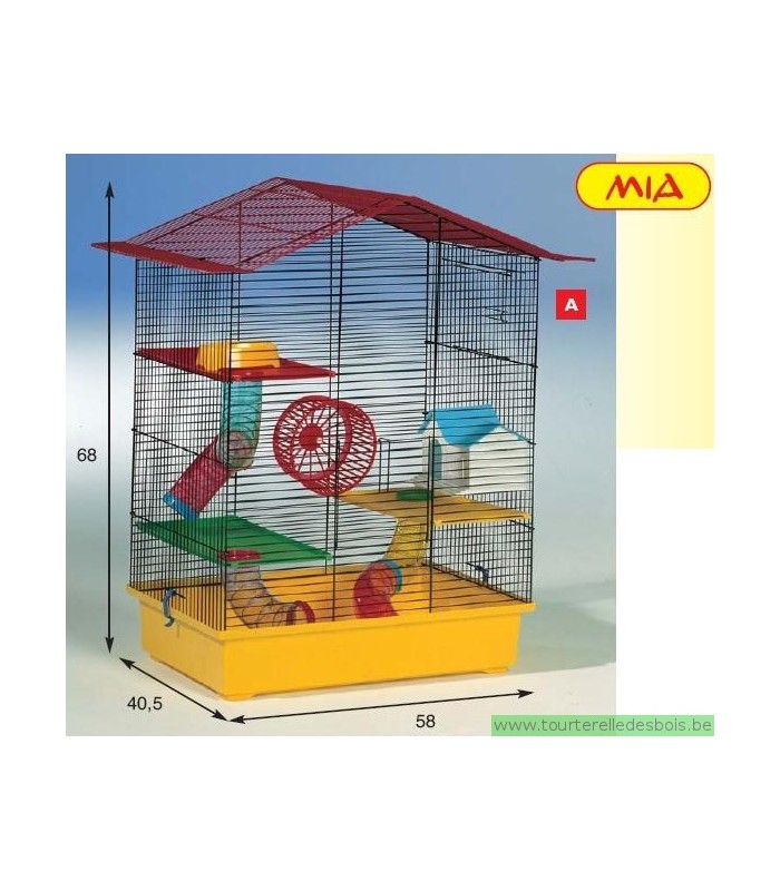 Cage pour hamster Mia FUNNY