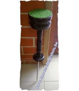 Bloc pour faucon extérieur noir + tige