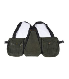 Veste avec poches en canvas