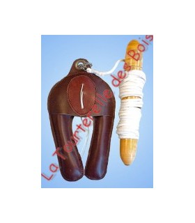 Leurre en cuir, environ 19 cm et +/- 80 gr.